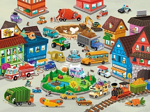 Пазл – Деловой город. 50 деталей (Crocodile Creek, 4050-6)